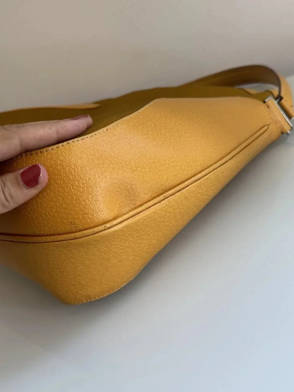 Trussardi vintage mustard